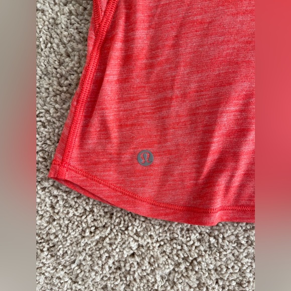 Women's Lululemon Glide and Stride Tank - Size 6, Heathered Alarming - Picture 4 of 5